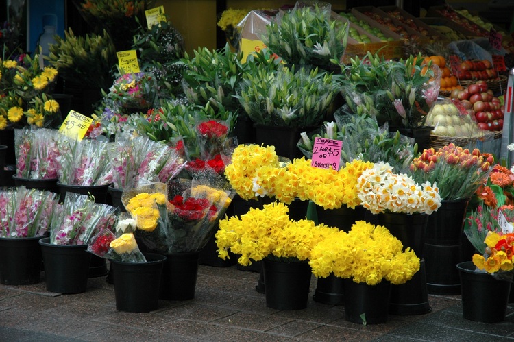 Bunches of flowers for sale