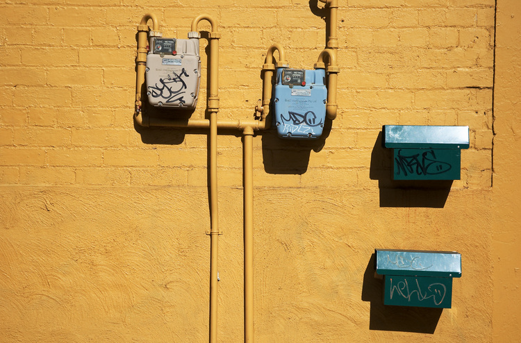 Gas meters and letter-boxes