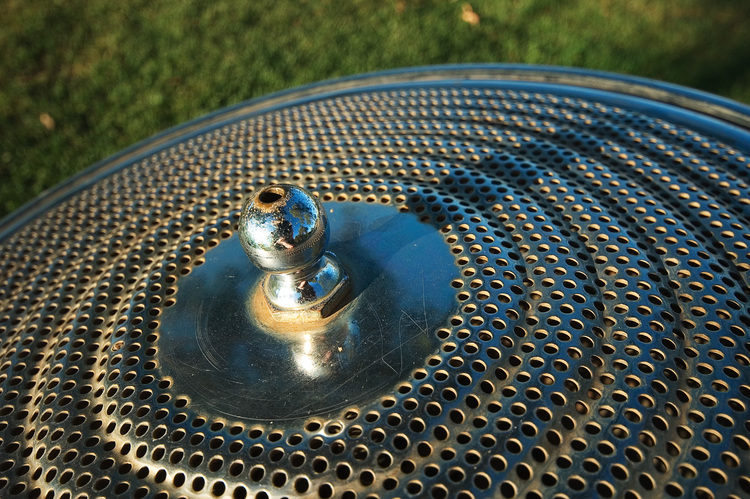 Closeup of a drinking fountain